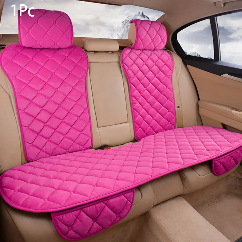Housse de siège auto SEAMETAL – Peluche chaude et douce, antidérapante, 3 saisons