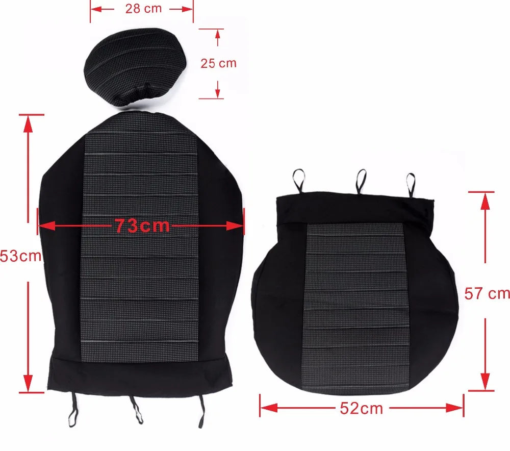 Housses de siège avant - Compatible airbag - Universelles