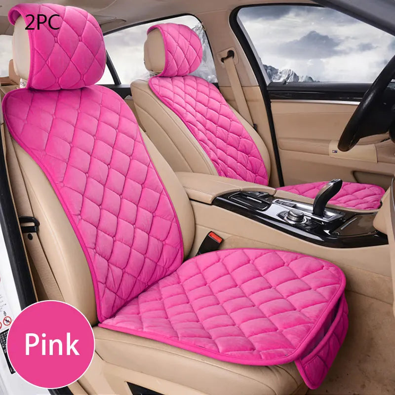Housse de siège auto SEAMETAL – Peluche chaude et douce, antidérapante, 3 saisons