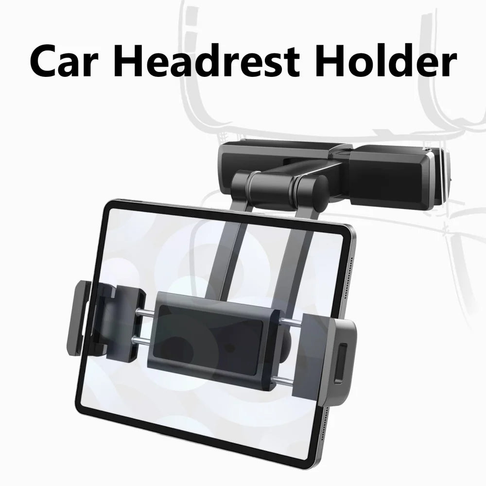Support téléphone et tablette appui-tête voiture – Télescopique, réglable 360°, universel